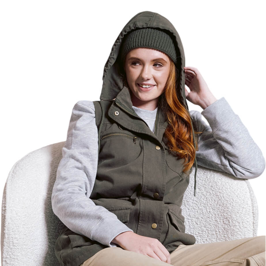Ladies Heritage Sleeveless Utility Jacket image